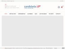 Tablet Screenshot of candelariahogar.com